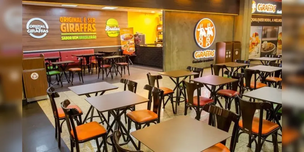 Giraffas é líder em vendas de refeições rápidas entre as empresas brasileiras