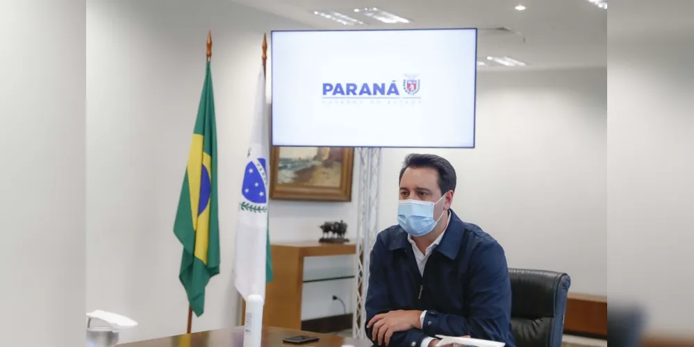 Governador do Paraná, Carlos Massa Ratinho Junior (PSD).