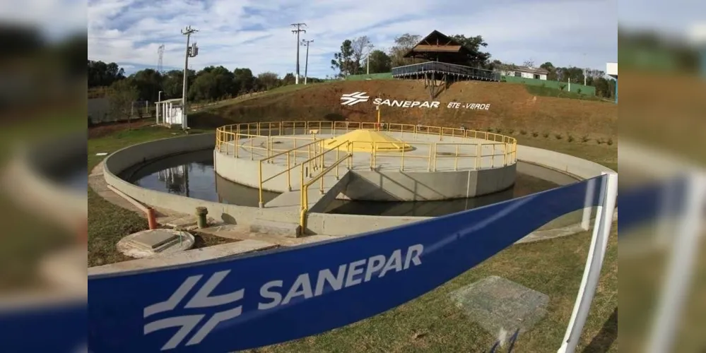 Sanepar pede que população faça uso racional da água.