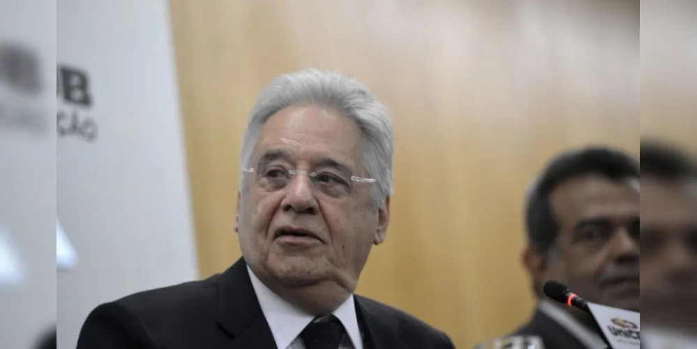 Ex-presidente do Brasil, Fernando Henrique Cardoso.