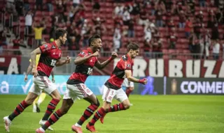 O Flamengo derrotou o Defensa y Justicia (Argentina) por 4 a 1