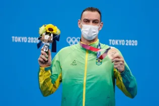 Nadador gaúcho ficou em terceiro nos 200 metros livre