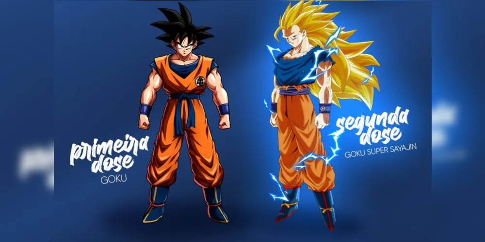 Personagens de desenhos e do imaginário nacional, como Goku e Power Rangers integram as capas das campanhas