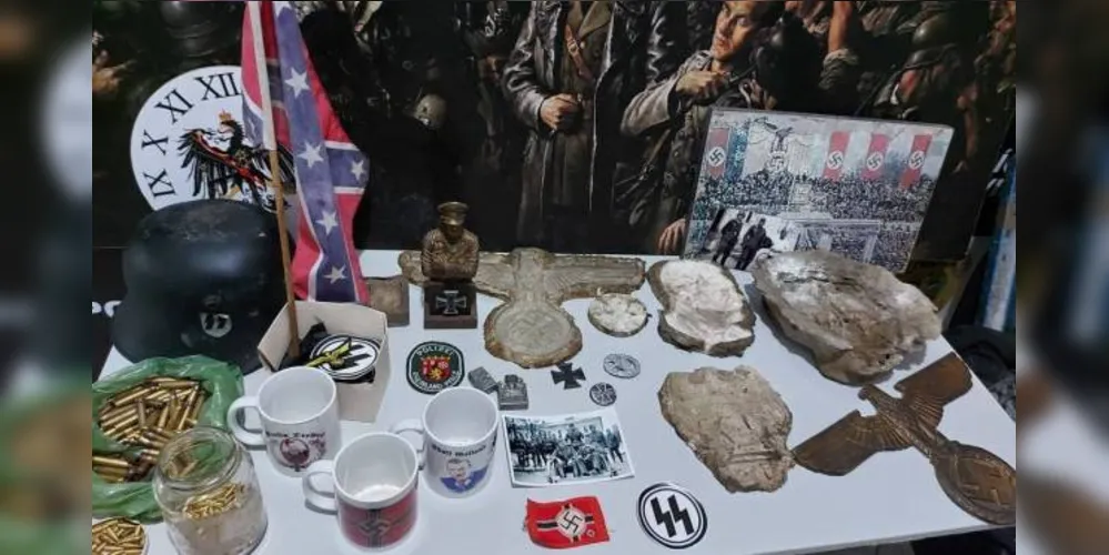 Imagem ilustrativa da imagem Polícia fecha fábrica de artefatos nazistas em SC
