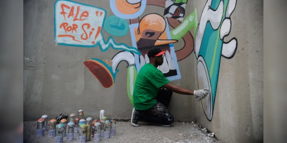 Projeto quer tornar grafite como manifestação artística de valor cultural.