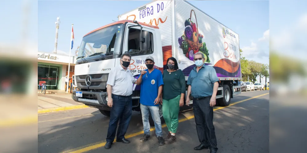Município adquiriu um novo caminhão avaliado em R$ 350 mil