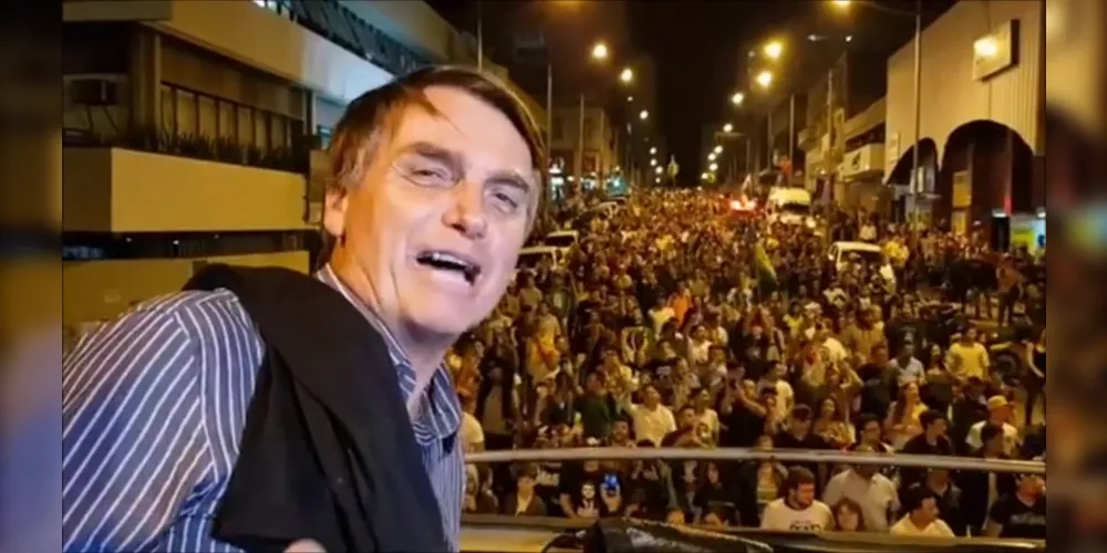 Em 2018, Bolsonaro arrastou multidão às ruas da cidade que lhe daria 70% dos votos válidos na eleição daquele ano