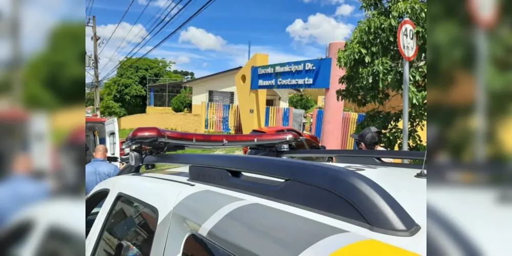 O crime aconteceu na Escola Municipal Manoel Costacurta, no bairro Atuba.