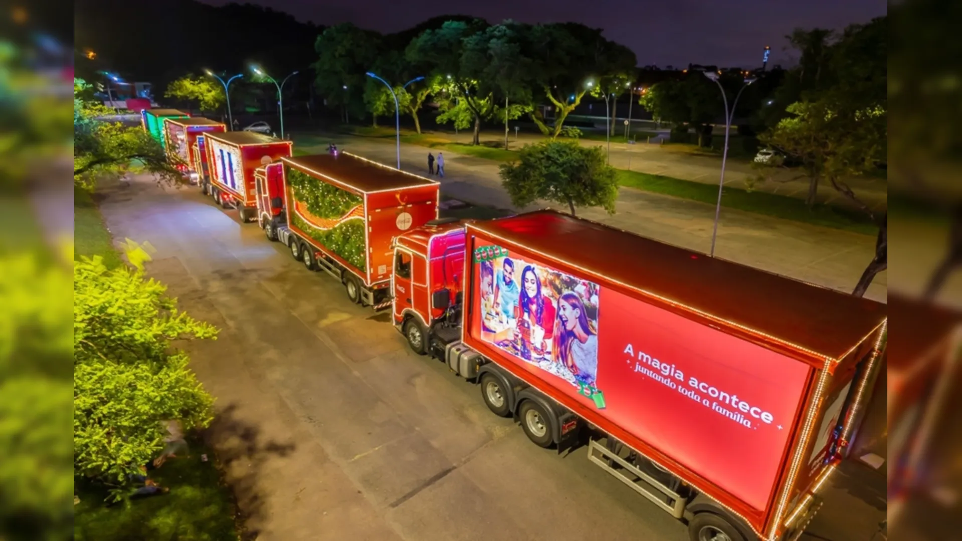 Caravana de Natal da Coca Cola passa por PG nesta noite aRede