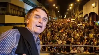 Em 2018, Bolsonaro arrastou multidão às ruas da cidade que lhe daria 70% dos votos válidos na eleição daquele ano