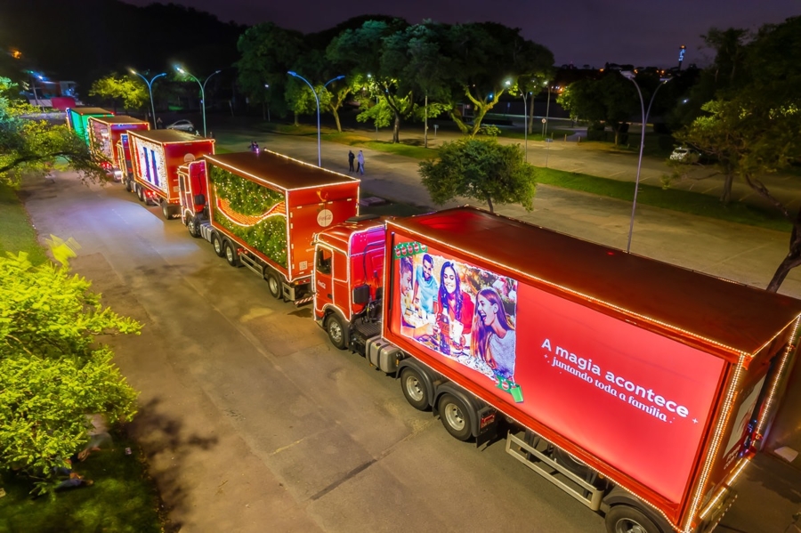 Caravana de Natal da Coca Cola passa por PG nesta noite aRede