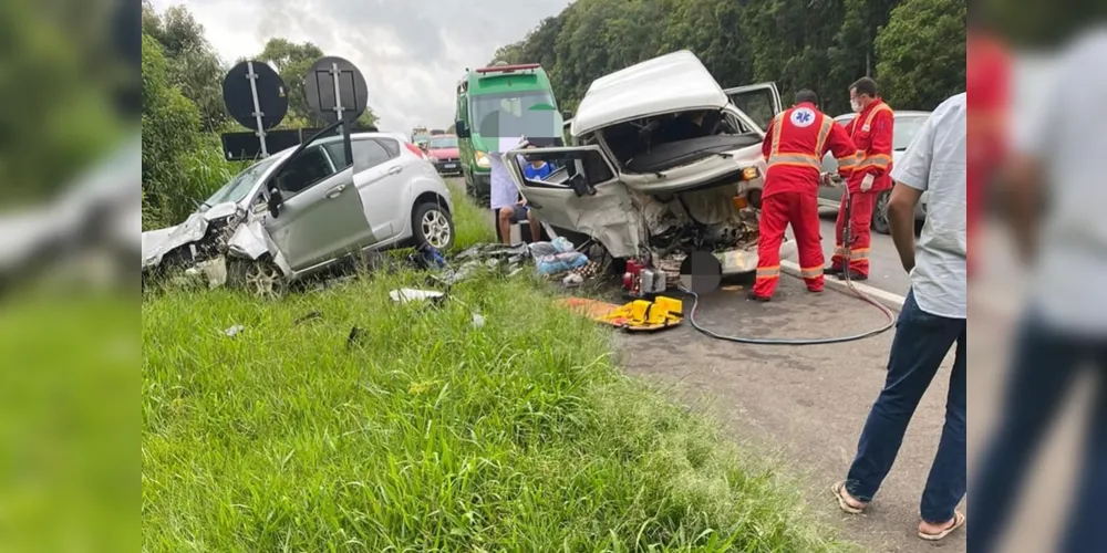 Colisão frontal na DF-080 deixa dois feridos neste feriado de Natal