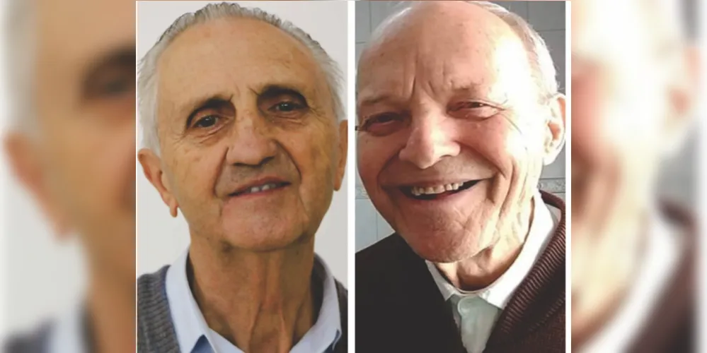 Os padres Silvio Mocelin e Abrão Becher estão ativos em suas comunidades