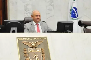 Presidente da Assembleia Legislativa do Paraná, Ademar Traiano.