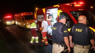 Vítimas foram encaminhadas para o Hospital Regional de Ponta Grossa com lesões graves
