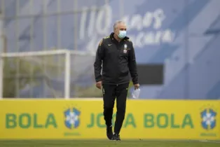 Treino da Seleção Brasileira no CT do Corinthians nessa quarta-feira (11)
