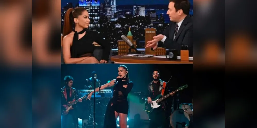 Anitta apresentou sua nova música no "The Tonight Show", apresentado por Jimmy Fallon.
