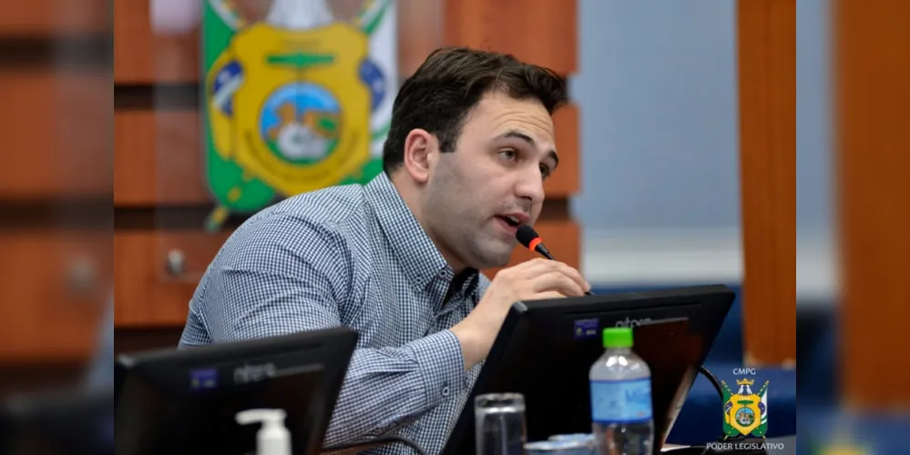 Vereador da cidade de Ponta Grossa, Felipe Passos (PSDB).