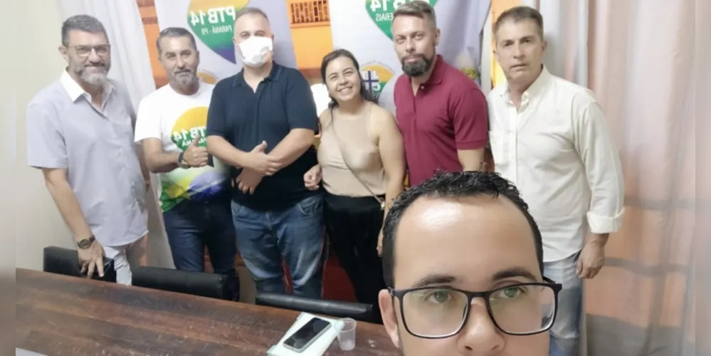 Lideranças do PTB Campos Gerais estiveram em reunião nesta semana.