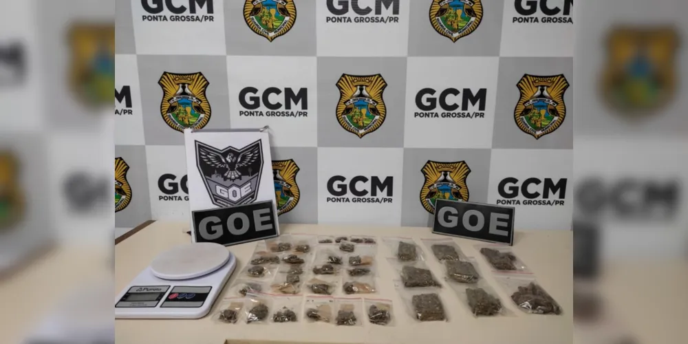 No local, os agentes encontraram cerca de 250 gramas de maconha, já embaladas em 33 invólucros prontos para a venda, e também foi localizado três invólucros de cocaína.