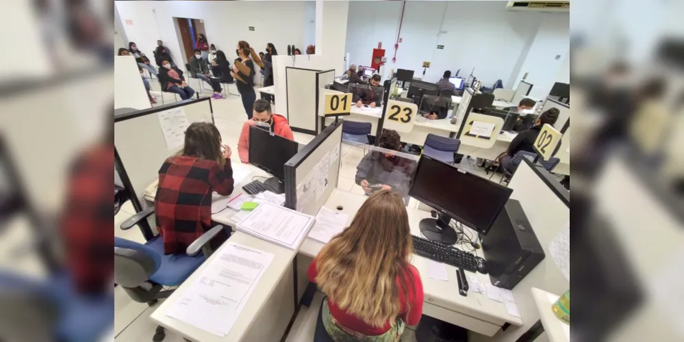 As 216 Agências do Trabalhador do Paraná começam a semana com 8.968 vagas de emprego com carteira assinada.