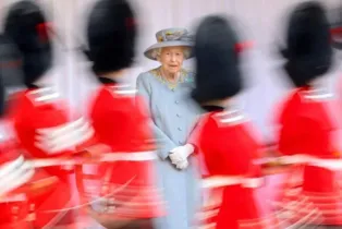 Rainha britânica Elizabeth no Reino Unido