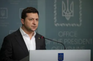 Presidente da Ucrânia Volodymyr Zelensky