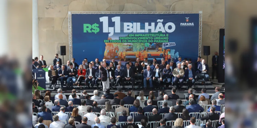 Nesta quarta-feira (22), o governador Carlos Massa Ratinho Junior autorizou o repasse - Foto: Geraldo Bubniak/AEN