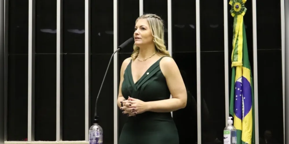 Deputada federal do Estado do Paraná, Aline Sleutjes.