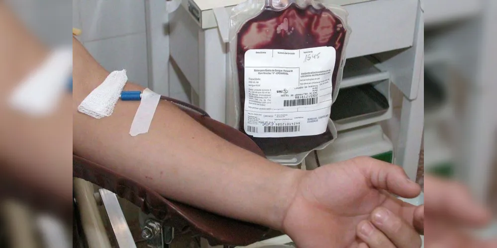 A redução do estoque dos bancos de sangue, que ocorre, sazonalmente, no período do inverno.