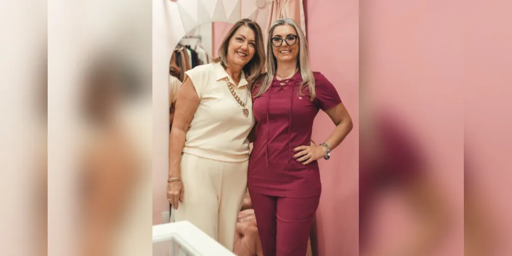 As empresárias Silviane S. Calixto e Bianca Calixto