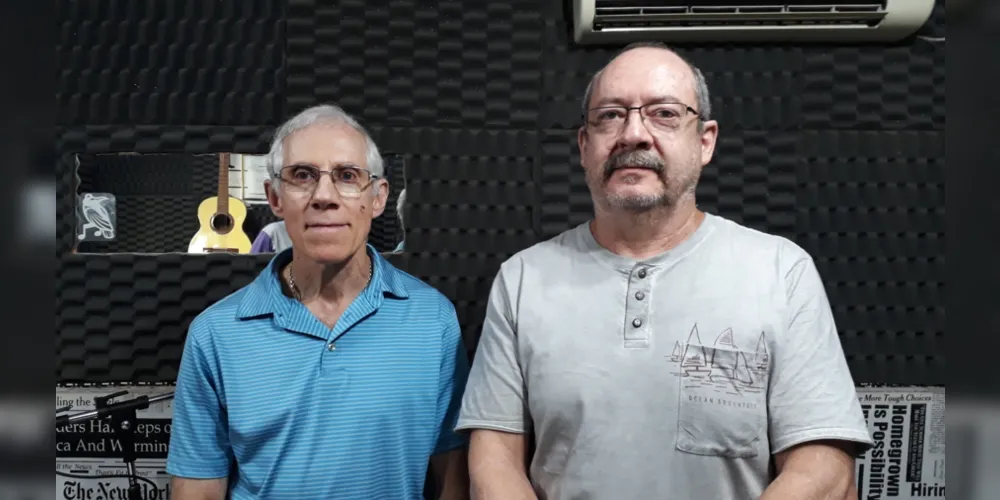 O podcast tem como convidados os músicos  Angelo Tadeu Góes Farago e Wilson Fernando Góes Farago