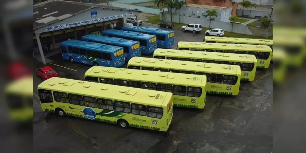 Ao todo, serão cinco linhas de ônibus em Matinhos, com 10 veículos que vão circular das 6h às 23h