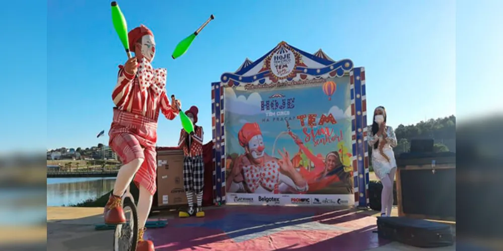 Projeto 'Hoje tem circo na praça?' movimenta PG