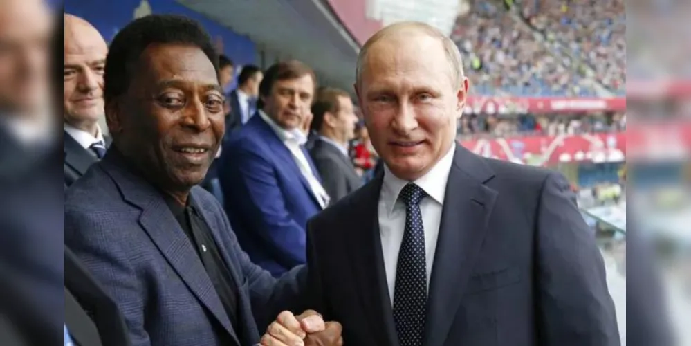 Pelé pede fim de invasão russa à Ucrânia em carta a Putin