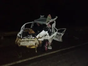 Corpo da vítima da colisão foi encaminhado ao IML de Guarapuava