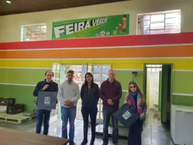 Representantes da Secretaria Municipal de Agricultura e Abastecimento de Piraí do Sul participaram de uma visita técnica