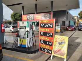Preço da gasolina na cidade está variando entre R$ 5,99 e R$ 6,39