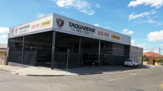 Na compra de quatro pneus, o cliente Taquarense ganha alinhamento e balanceamento gratuito