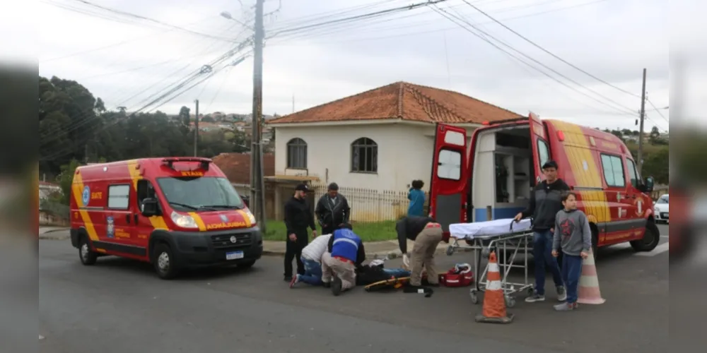 Acidente aconteceu no cruzamento da rua Luís Oliveira e Silva com a rua Angélica Nadal Schoemberger, na Vila Margarida