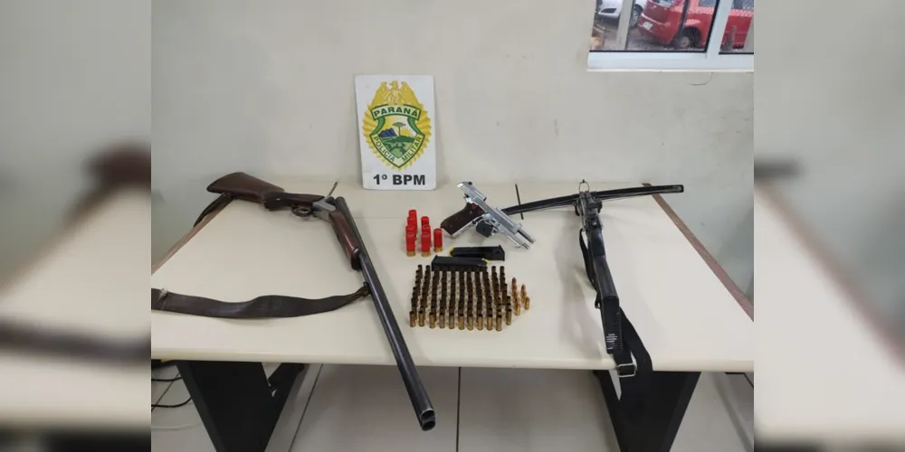 Armas apreendidas por policiais militares foram entregues na 13ª SDP