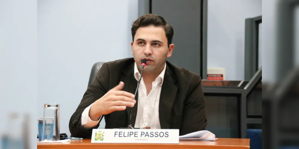 Felipe Passos (PSDB) realizou o pedido na Sessão Ordinária desta segunda-feira (22)