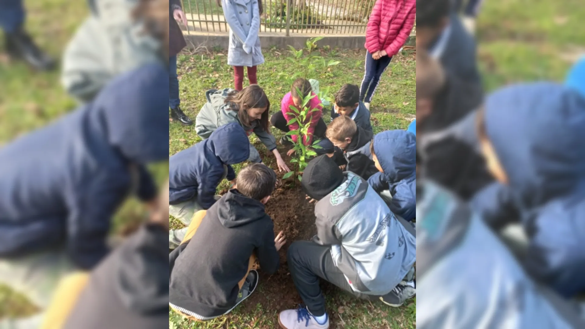 Alunos de escola municipal se empolgam com visita das mascotes do