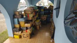 Drogas foram encaminhadas para a sede da Polícia Federal em Ponta Grossa