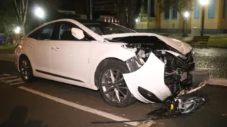 Motorista do Hyundai Azera foi levado à 13ª Subdivisão Policial