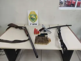 Armas apreendidas por policiais militares foram entregues na 13ª SDP