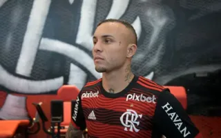 Everton Cebolinha (foto) marcou o terceiro gol do Flamengo na vitória desta quarta