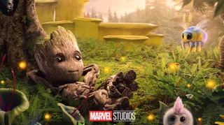 A animação apresenta um Groot aprendendo a se relacionar e conviver com outras criaturas extraterrestres. A leveza é o ponto alto da minissérie