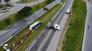 O acidente aconteceu na Cidade Industrial de Curitiba