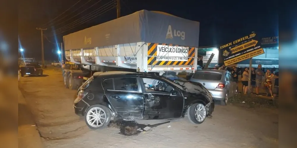 O acidente aconteceu na Avenida Souza Naves, no dia 20 de novembro.